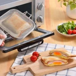 AUX Leye Stainless Steel Grilled Sandwich Maker -Professional Furniture And Kitchen Supplies Store AuxLeyeStainlessSteelGrilledSandwichMaker 7