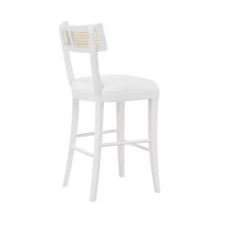 Worlds Away Klismos Counter Stool With Cane Detail In Matte White Lacquer 9 Worlds Away Klismos Counter Stool With Cane Detail In Matte White Lacquer -Professional Furniture And Kitchen Supplies Store BRITTA CS WH 4