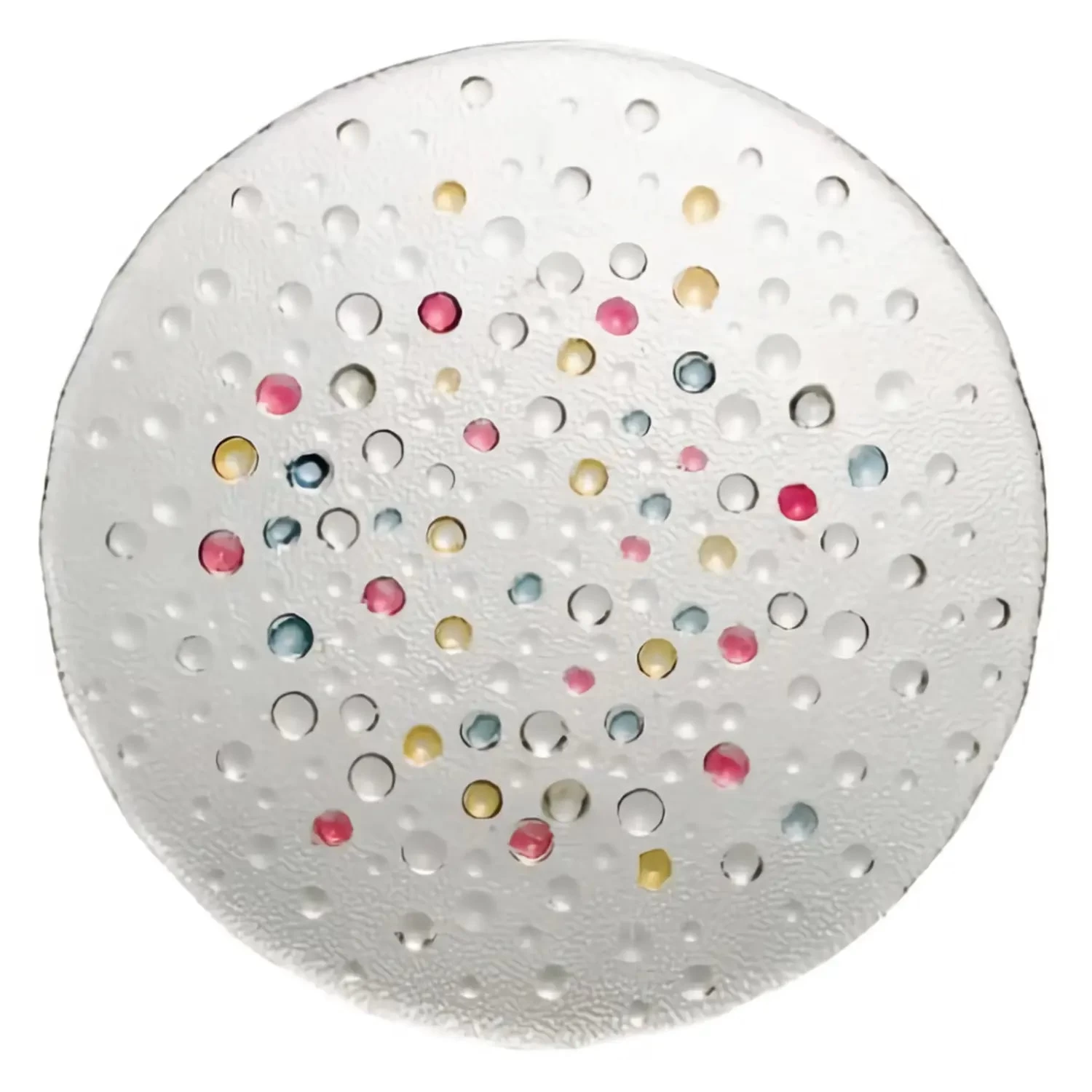 DANSK Bubble Confetti Soda Glass Salad Plate 21cm 3 DANSK Bubble Confetti Soda Glass Salad Plate 21cm