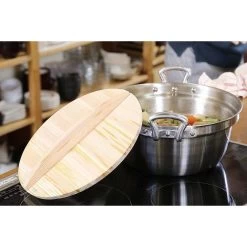 EBM Gyoza Pan Wooden Lid -Professional Furniture And Kitchen Supplies Store EBMGyozaPanWoodenLid 3