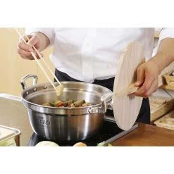 EBM Gyoza Pan Wooden Lid -Professional Furniture And Kitchen Supplies Store EBMGyozaPanWoodenLid 4