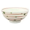 EBM Porcelain Tempered Rice Bowl Akasuji 11.5cm