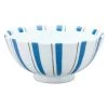EBM Porcelain Tempered Rice Bowl Sometsuke-tokusa 11.5cm