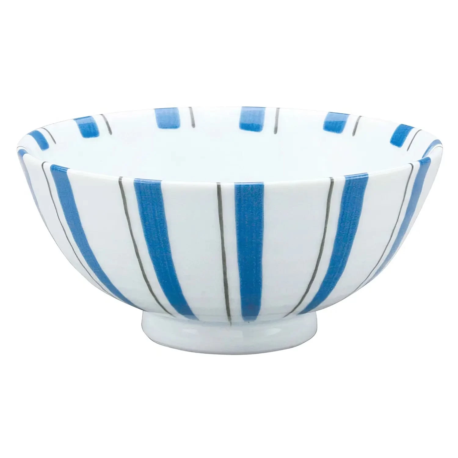 EBM Porcelain Tempered Rice Bowl Sometsuke-tokusa 11.5cm 3 EBM Porcelain Tempered Rice Bowl Sometsuke-tokusa 11.5cm