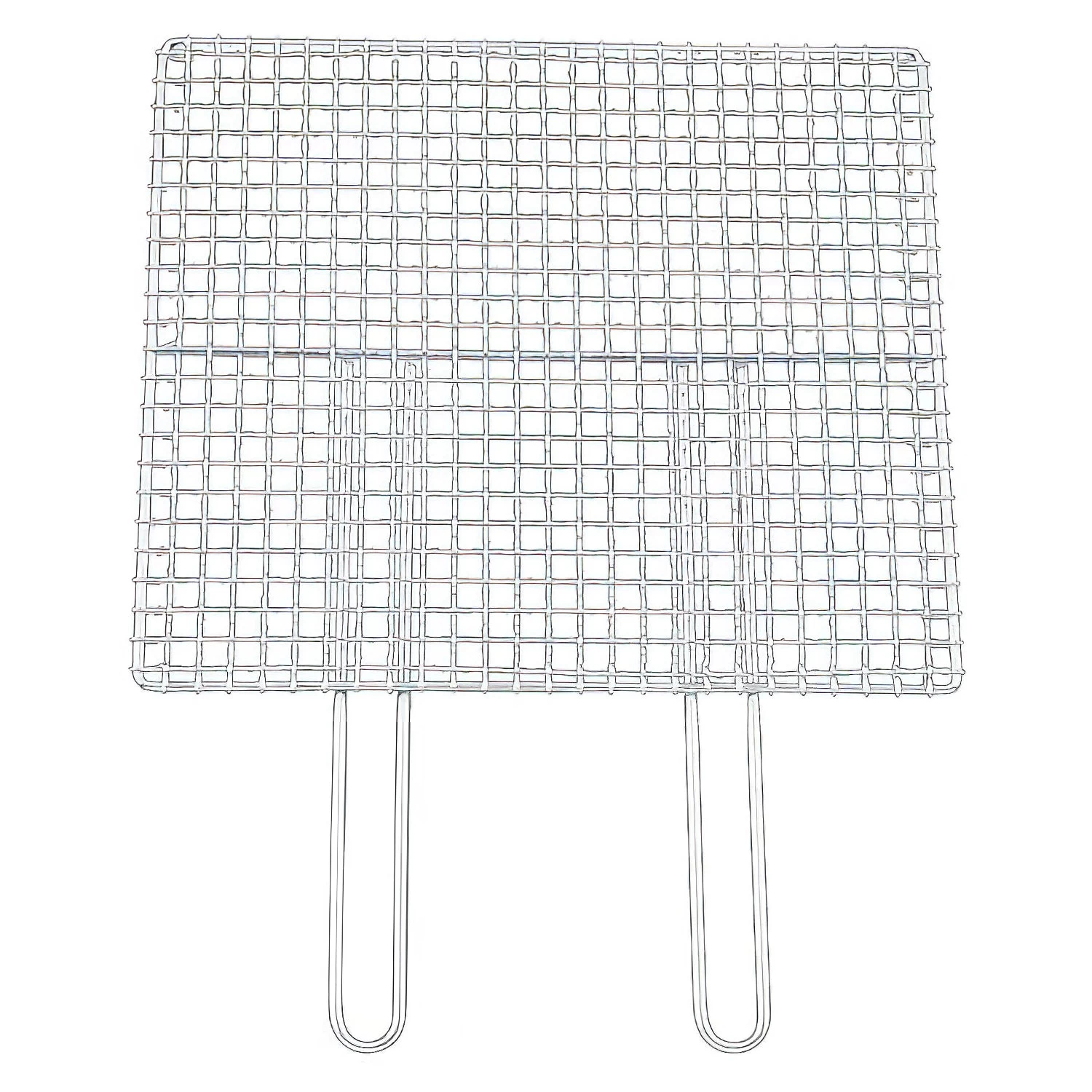 EBM Stainless Steel Barbecue Grill Mesh Double Handle 3 EBM Stainless Steel Barbecue Grill Mesh Double Handle