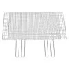 EBM Stainless Steel Barbecue Grill Mesh Double Handle Sandwiched Type