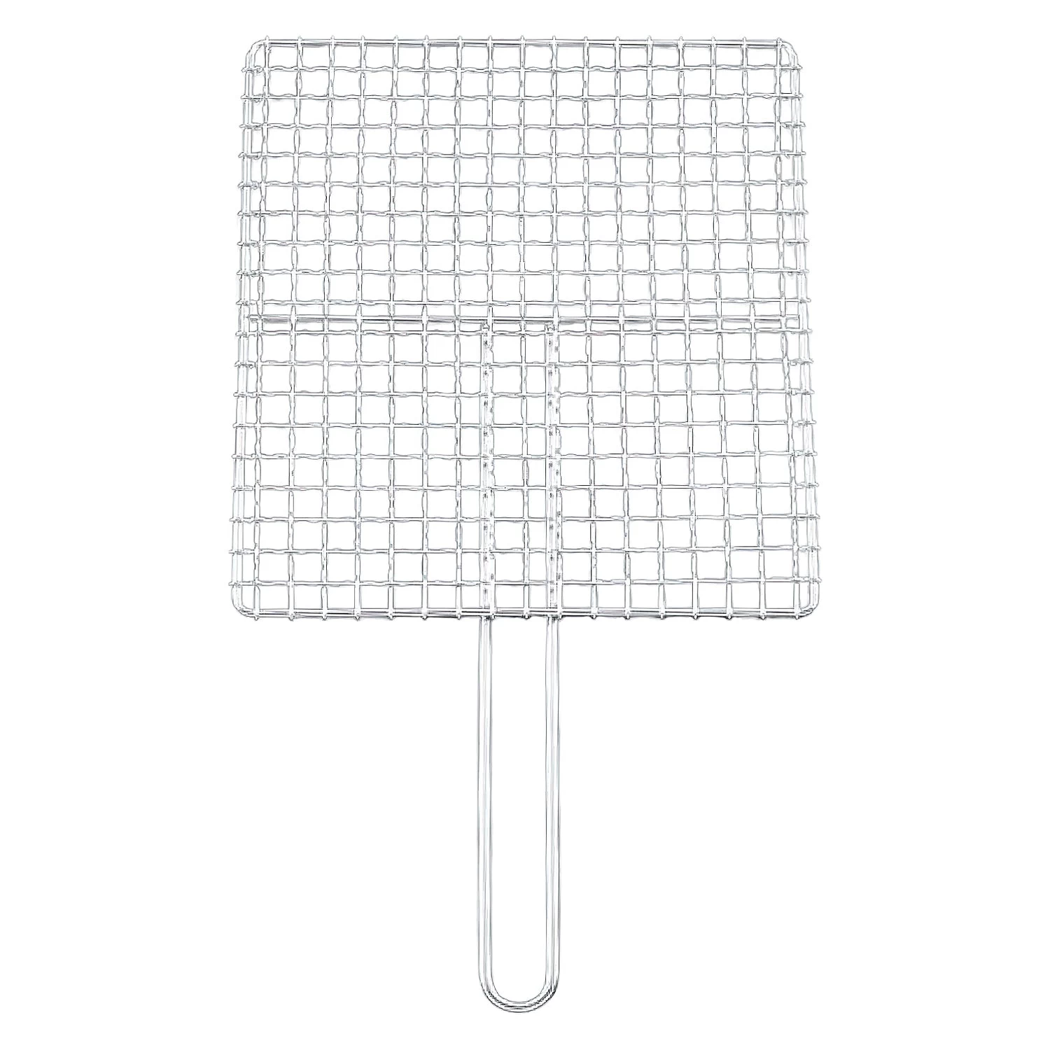 EBM Stainless Steel Barbecue Grill Mesh Single Handle 3 EBM Stainless Steel Barbecue Grill Mesh Single Handle