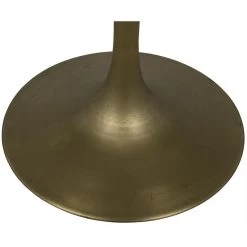 Leah 40"H Gold Bar Table With White Stone Top - Antique Brass -Professional Furniture And Kitchen Supplies Store GBAR001MB 40 4