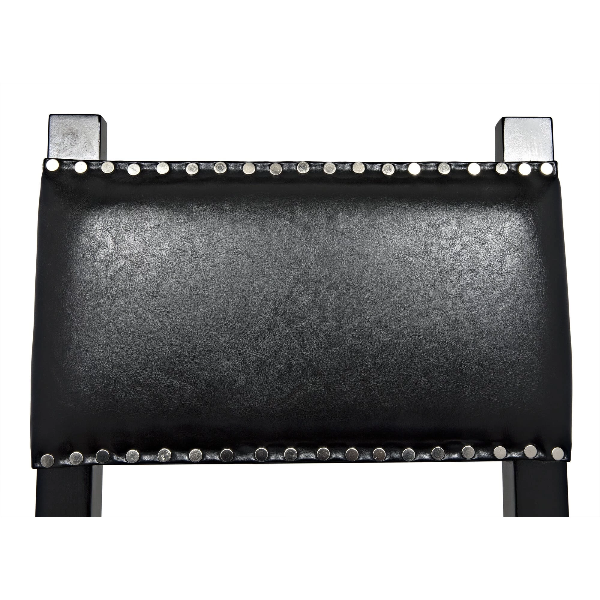 Julian Chair With Leather - Distressed Black 4 Julian Chair With Leather - Distressed Black - Image 2