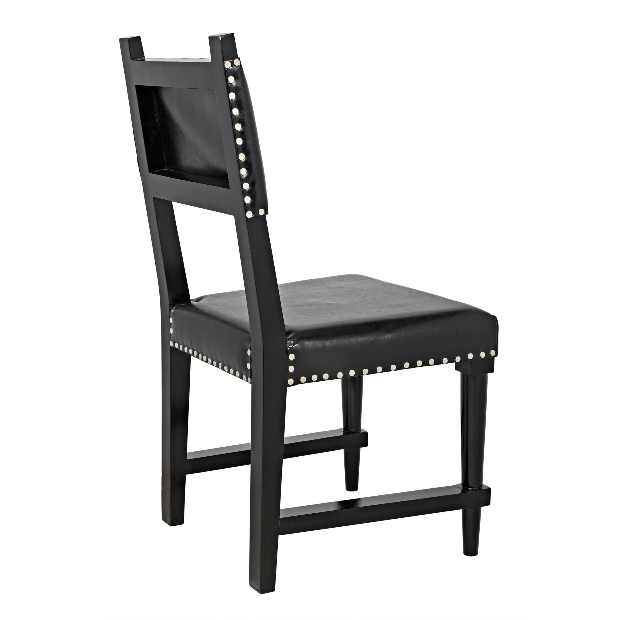 Julian Chair With Leather - Distressed Black 8 Julian Chair With Leather - Distressed Black - Image 6