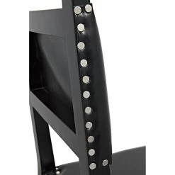 Julian Chair With Leather - Distressed Black 21 Julian Chair With Leather - Distressed Black -Professional Furniture And Kitchen Supplies Store GCHA275D1 7