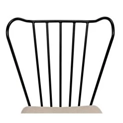 Diana Chair - Metal Frame With Linen Fabric -Professional Furniture And Kitchen Supplies Store GCHA304MTB 10