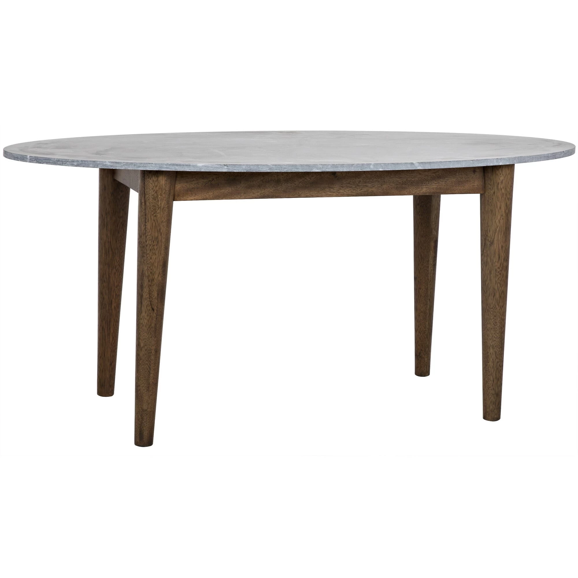 Beatrice Oval Dining Table - Dark Walnut Base 3 Beatrice Oval Dining Table - Dark Walnut Base