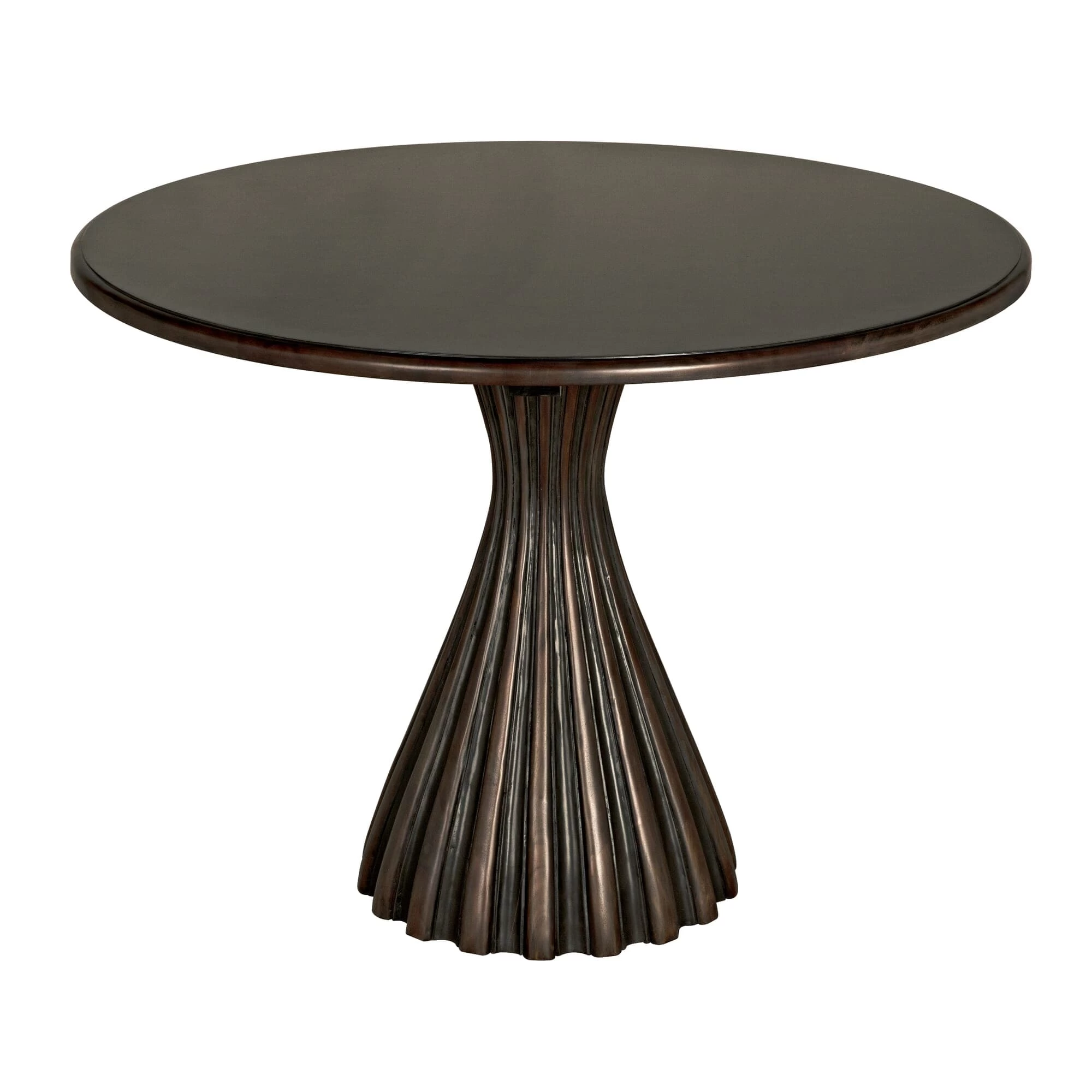 Clover Dining Table - Pale Rubbed With Light Brown Trim 6 Clover Dining Table - Pale Rubbed With Light Brown Trim - Image 4
