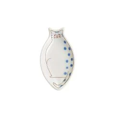 HAREKUTANI Porcelain Cat Petit Plate -Professional Furniture And Kitchen Supplies Store HAREKUTANIPorcelainCatPetitPlate 3
