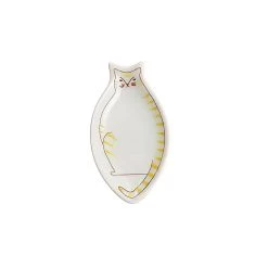 HAREKUTANI Porcelain Cat Petit Plate -Professional Furniture And Kitchen Supplies Store HAREKUTANIPorcelainCatPetitPlate 5