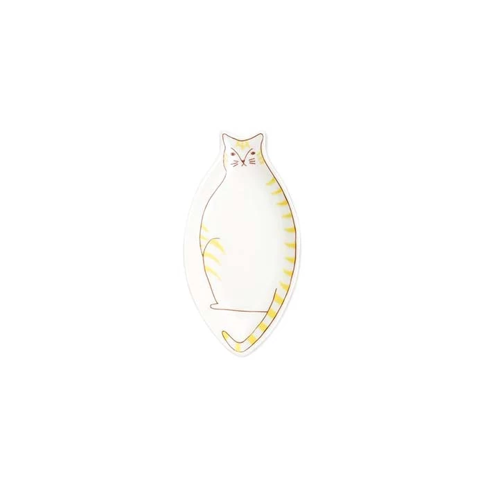 HAREKUTANI Porcelain Cat Small Plate 6 HAREKUTANI Porcelain Cat Small Plate - Image 4