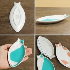 HAREKUTANI Porcelain Cat Small Plate 15 HAREKUTANI Porcelain Cat Small Plate -Professional Furniture And Kitchen Supplies Store HAREKUTANIPorcelainCatSmallPlate 7