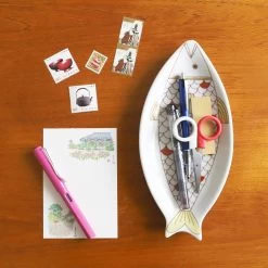 HAREKUTANI Porcelain Fish Plate -Professional Furniture And Kitchen Supplies Store HAREKUTANIPorcelainFishPlate 2 d9a4c866 d88c 46fb b16e ab98d5f456bc