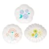 HAREKUTANI Porcelain Flower Small Plate Set (3 Plates) -Professional Furniture And Kitchen Supplies Store HAREKUTANIPorcelainFlowerSmallPlateSet 3Plates 1