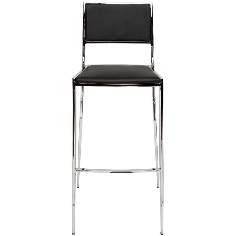 Nuevo Aaron Counter Stool - Black 3 Nuevo Aaron Counter Stool - Black