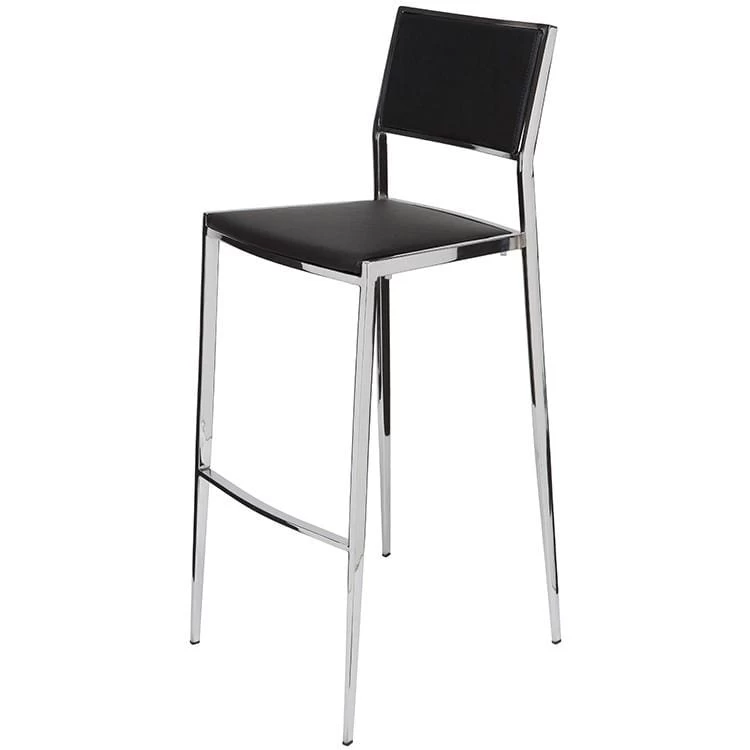 Nuevo Aaron Counter Stool - Black 4 Nuevo Aaron Counter Stool - Black - Image 2