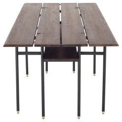 Nuevo Stacking Drop Leaf Dining Table - Smoked -Professional Furniture And Kitchen Supplies Store HGDA686 13