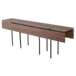 Nuevo Stacking Drop Leaf Dining Table - Smoked -Professional Furniture And Kitchen Supplies Store HGDA686 5