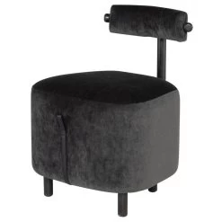 Nuevo Loop Dining Chair - Pewter