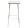 Nuevo Icon Bar Stool - Silver