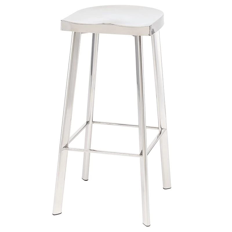 Nuevo Icon Bar Stool - Silver 4 Nuevo Icon Bar Stool - Silver - Image 2