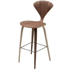 Nuevo Satine Bar Stool - Walnut -Professional Furniture And Kitchen Supplies Store HGEM354 10