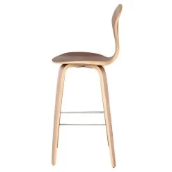 Nuevo Satine Bar Stool - Walnut -Professional Furniture And Kitchen Supplies Store HGEM354 14