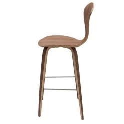 Nuevo Satine Bar Stool - Walnut -Professional Furniture And Kitchen Supplies Store HGEM354 9