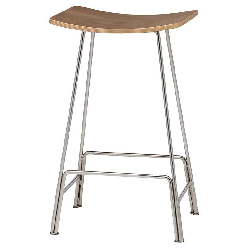 Nuevo Kirsten Counter Stool - Walnut 4 Nuevo Kirsten Counter Stool - Walnut - Image 2
