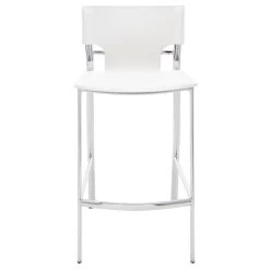Nuevo Lisbon Counter Stool - White