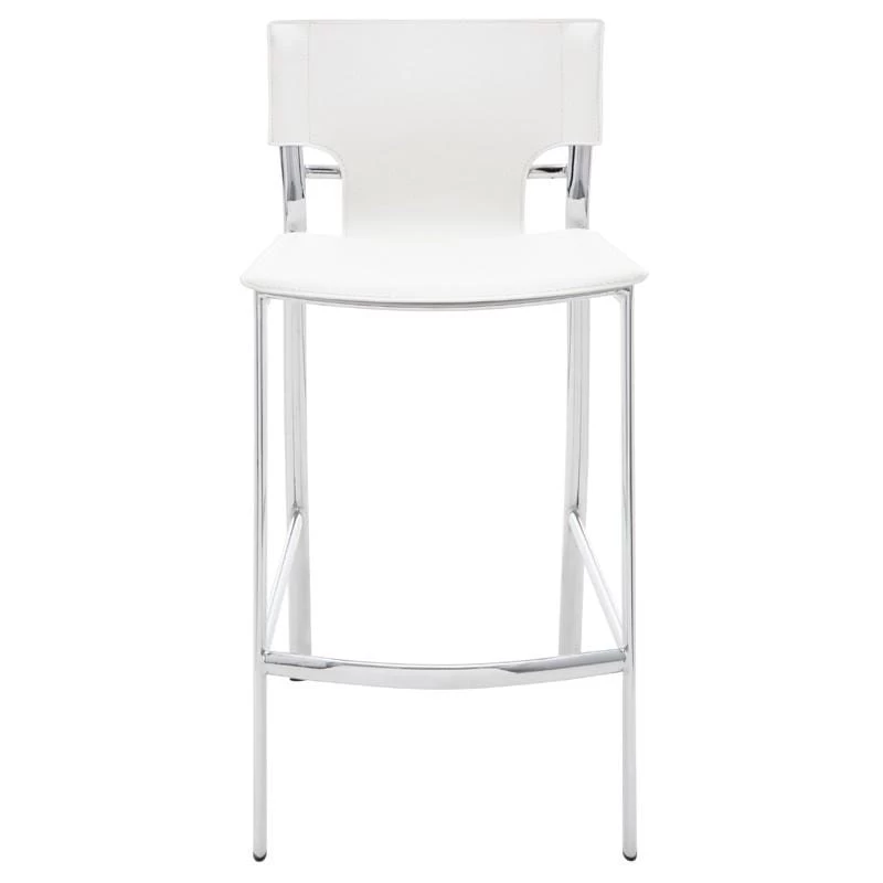 Nuevo Lisbon Counter Stool - White 3 Nuevo Lisbon Counter Stool - White