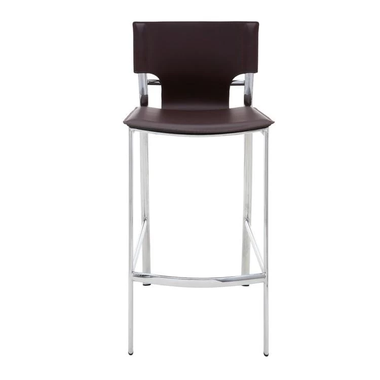 Nuevo Lisbon Counter Stool - Brown 3 Nuevo Lisbon Counter Stool - Brown