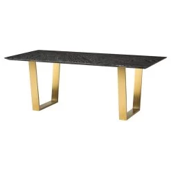 Nuevo Catrine Dining Table - Black Wood Vein -Professional Furniture And Kitchen Supplies Store HGNA311 19