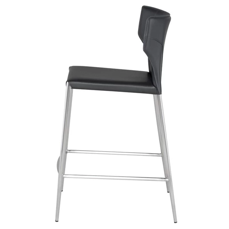 Nuevo Wayne Counter Stool - Dark Grey 13 Nuevo Wayne Counter Stool - Dark Grey - Image 11