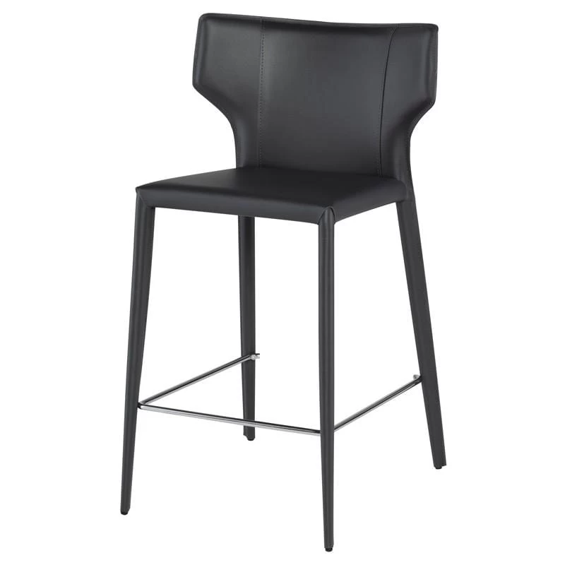 Nuevo Wayne Counter Stool - Dark Grey 4 Nuevo Wayne Counter Stool - Dark Grey - Image 2