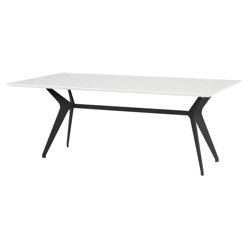 Nuevo Daniele Dining Table - White 4 Nuevo Daniele Dining Table - White - Image 2