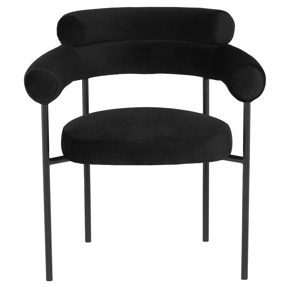 Nuevo Portia Dining Chair - Black 3 Nuevo Portia Dining Chair - Black