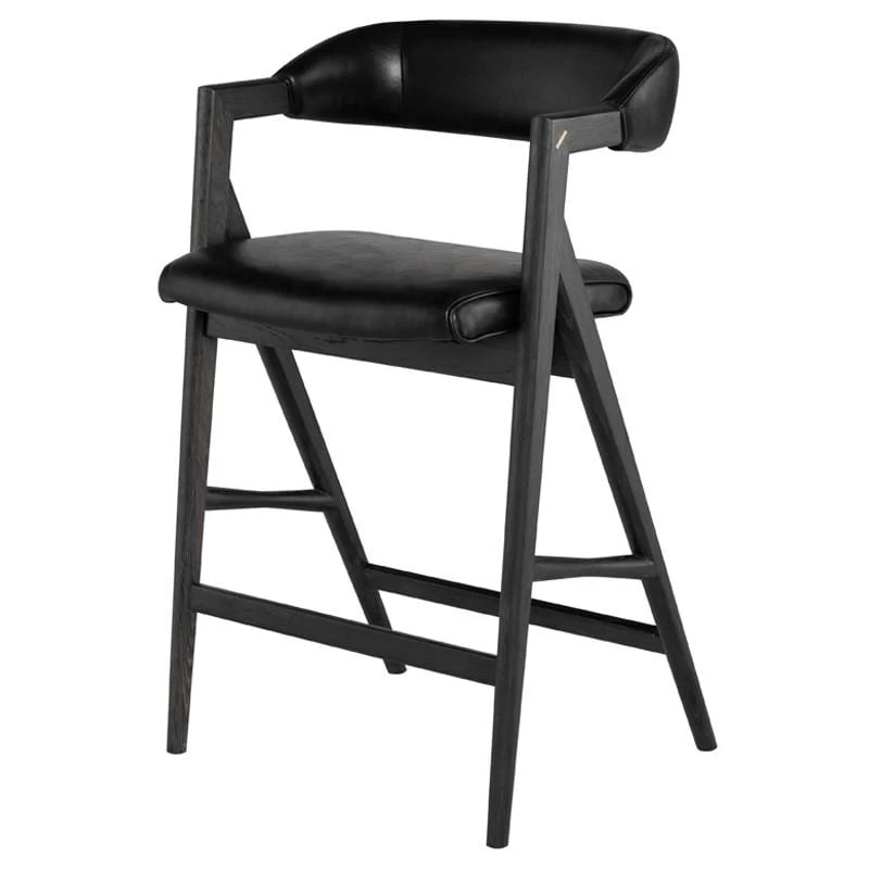 Nuevo Anita Counter Stool - Raven 4 Nuevo Anita Counter Stool - Raven - Image 2