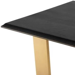 Nuevo Linea Dining Table - Ebonized Brushed Gold - Available In 2 Sizes -Professional Furniture And Kitchen Supplies Store HGSR830 3