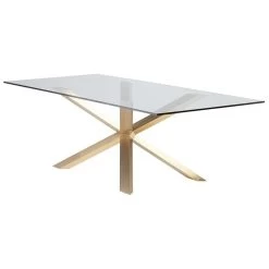 Nuevo Couture Dining Table - Glass -Professional Furniture And Kitchen Supplies Store HGSX149 10