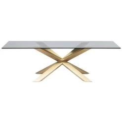 Nuevo Couture Dining Table - Glass -Professional Furniture And Kitchen Supplies Store HGSX149 11