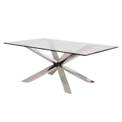 Nuevo Couture Dining Table - Glass -Professional Furniture And Kitchen Supplies Store HGSX158 14