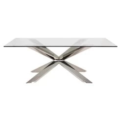 Nuevo Couture Dining Table - Glass -Professional Furniture And Kitchen Supplies Store HGSX158 8