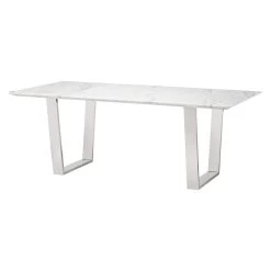 Nuevo Catrine Dining Table - White -Professional Furniture And Kitchen Supplies Store HGSX192 13